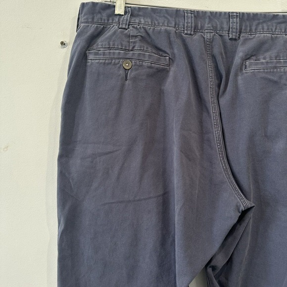 Duluth Trading Flex Ballroom Khakis Mens 40x30 Blue Canvas Pants Workwear - Picture 7 of 10